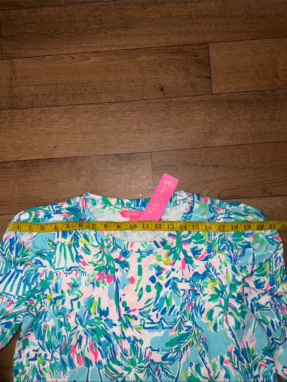 Lilly Pulitzer Size Large Jansen Sweatshirt Blue Ibiza Cabana Long Sleeve NWT L - Picture 12 of 12